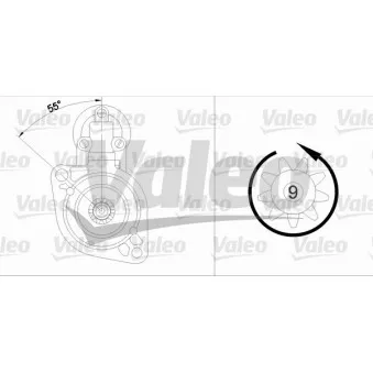 Démarreur VALEO 455625