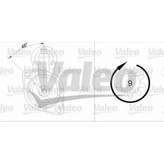 Démarreur VALEO 455677