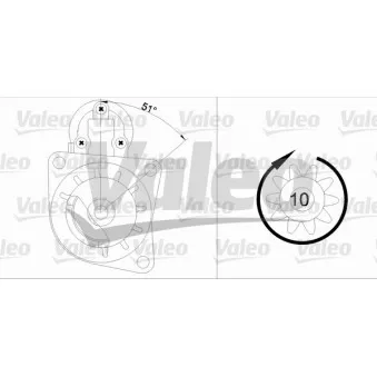 Démarreur VALEO 455684