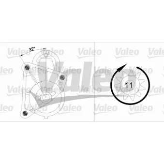Démarreur VALEO 455719