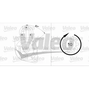 Démarreur VALEO 455726