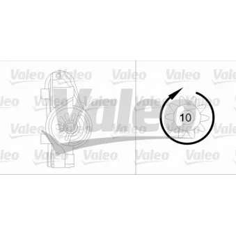 Démarreur VALEO 455734