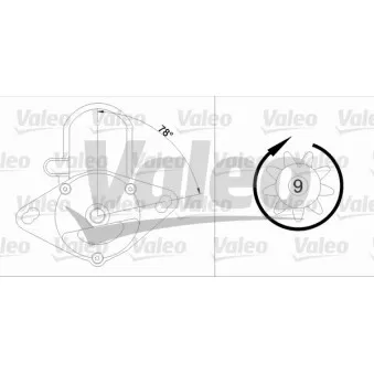 Démarreur VALEO 455737