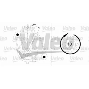 Démarreur VALEO 455741