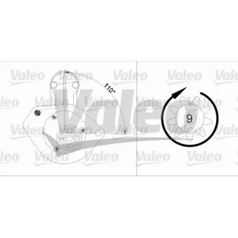 Démarreur VALEO 455743