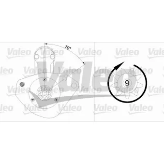 Démarreur VALEO 455744