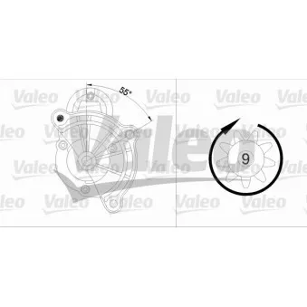 Démarreur VALEO 455748