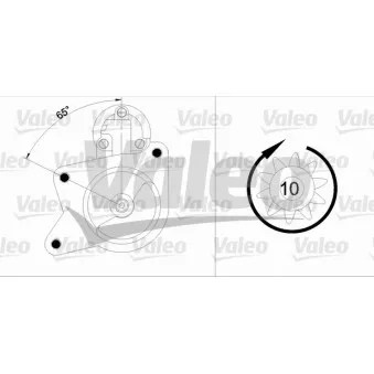 Démarreur VALEO 455840