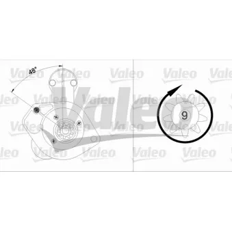 Démarreur VALEO 455886