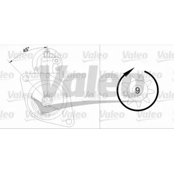 Démarreur VALEO 455888