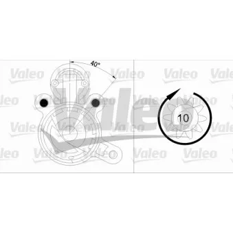 Démarreur VALEO 455890