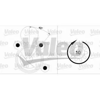 Démarreur VALEO 455891