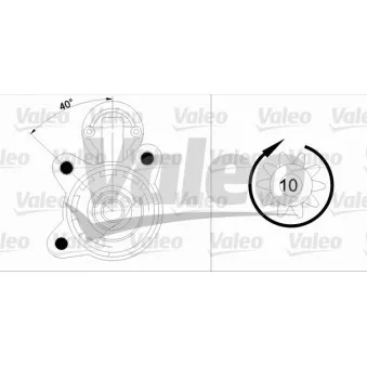 Démarreur VALEO 455896