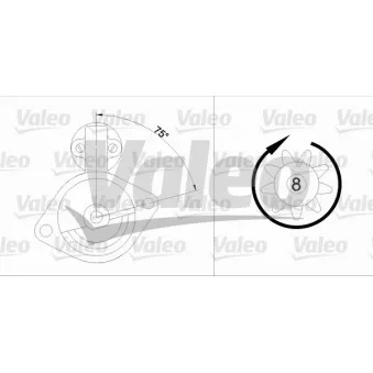 Démarreur VALEO 455901