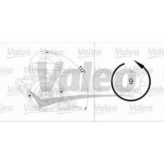 Démarreur VALEO 455916
