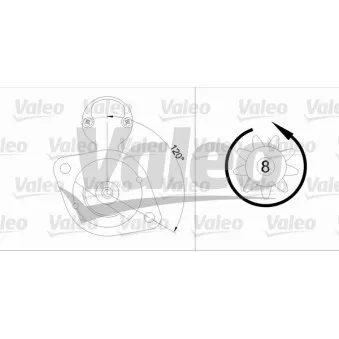 Démarreur VALEO 455917