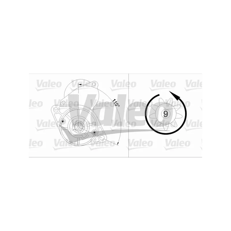 Démarreur VALEO 455919
