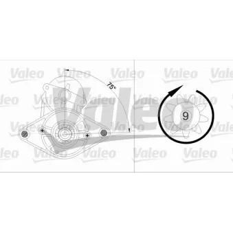 Démarreur VALEO 455923