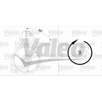 Démarreur VALEO 455925