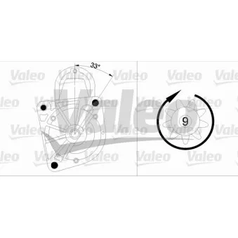 Démarreur VALEO 455958