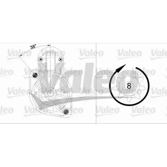 Démarreur VALEO 455969