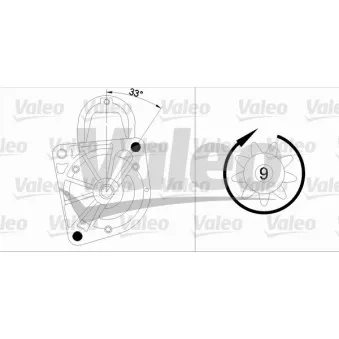 Démarreur VALEO 455975