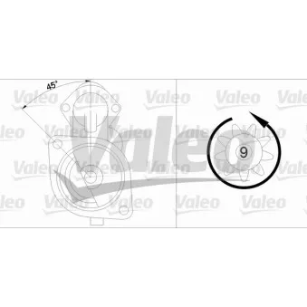 Démarreur VALEO 455977