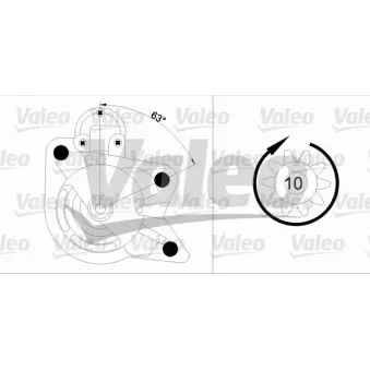 Démarreur VALEO 455978