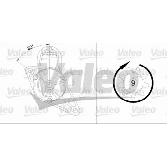 Démarreur VALEO 455980