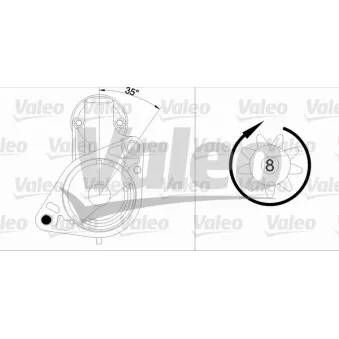 Démarreur VALEO 455985