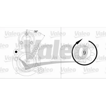 Démarreur VALEO 458204
