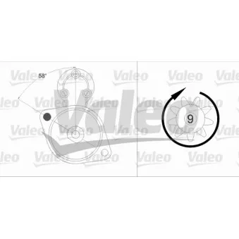 Démarreur VALEO 458211