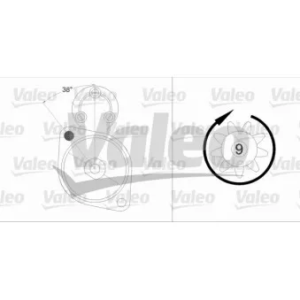 Démarreur VALEO 458222