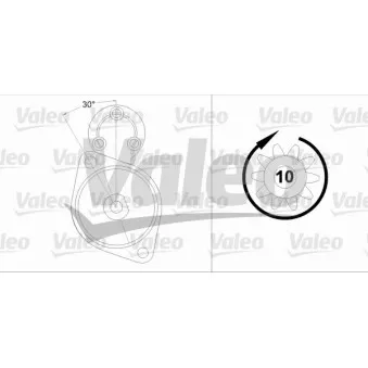 Démarreur VALEO 458223