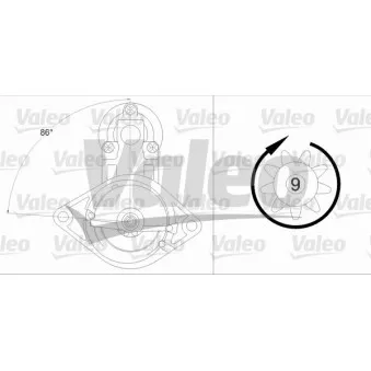 Démarreur VALEO 458224