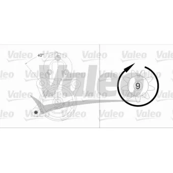 Démarreur VALEO 458230