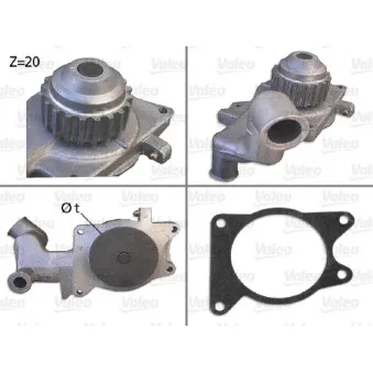Pompe à eau VALEO 506000