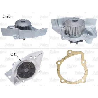 Pompe à eau VALEO 506029
