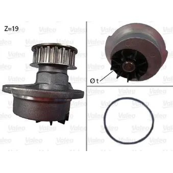 Pompe à eau VALEO 506030