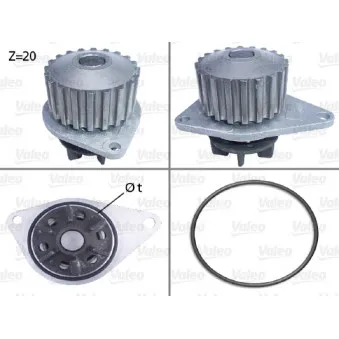 Pompe à eau VALEO 506035