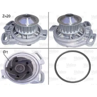 Pompe à eau VALEO 506105