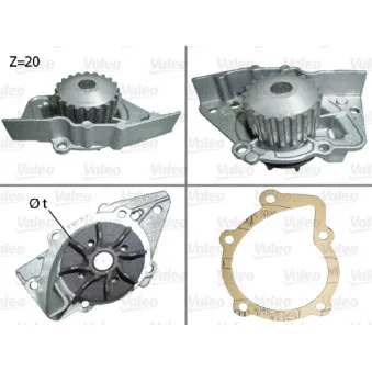 Pompe à eau VALEO 506117