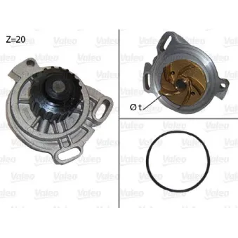 Pompe à eau VALEO 506130