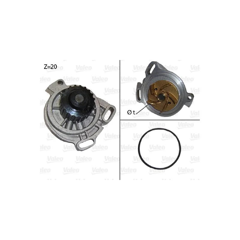 Pompe à eau VALEO 506130
