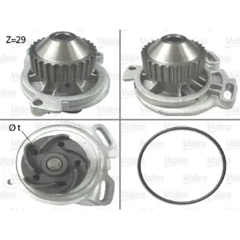 Pompe à eau VALEO 506132