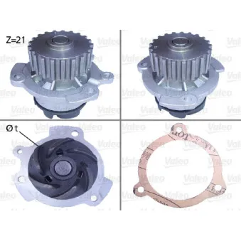 Pompe à eau VALEO 506151