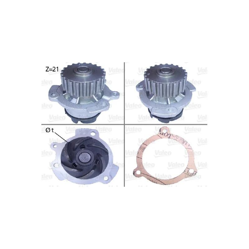 Pompe à eau VALEO 506151