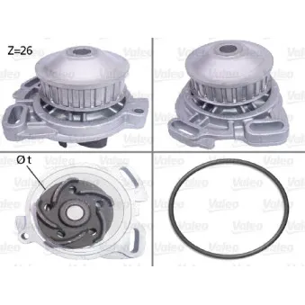 Pompe à eau VALEO 506190