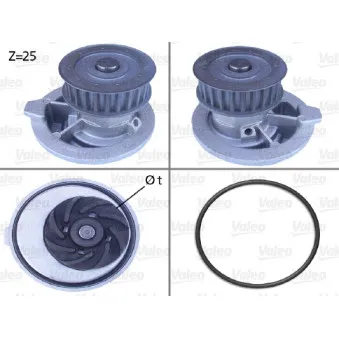 Pompe à eau VALEO 506310