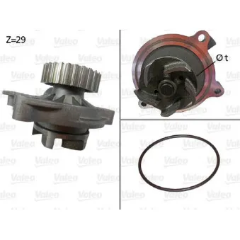 Pompe à eau VALEO 506336
